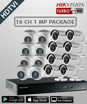 paket cctv hikvision 16 CH 1 MP