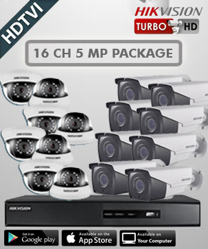 paket cctv hikvision 16 CH 5 MP