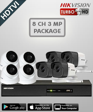 HIKVISION HD 8 CH 3 MP
