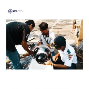 Instalasi Pemasangan PTZ CCTV | GSI CCTV | Dishub Semarang
